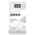 G Small Fit Ultra Thin Plain 45mm Silver Condoms 10Pcs Pack (Brand: MINGLIU). 
