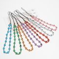 Fashion Evil Eye Phone Chain Resin Beads Mobile Phone Strap Colorful Mobile Phone Charm Accessories Jewelry for Women Girls.