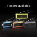 V53 Bluetooth speaker portable flashlight wireless solar charging external antenna radio.