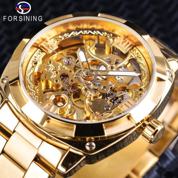 FORSINING%20F207%20Men's%20Automatic%20Mechanical%20Hollow%20Watch%20Luxury%20Steel%20Strap%20Calendar%20Luminous%20Fashion%20Casual%20Watch%20-%20Image%203