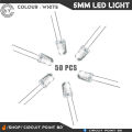 5mm White LED Light(Bright) 50 Pcs Pack.. 