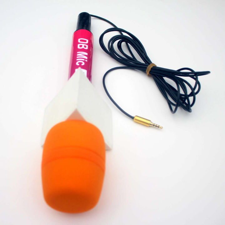 DB%20Journalist/Reporters%20Microphone%20for%20Mobile%20Phone%20with%20Chaina%20filtering%20Foam%203.5mm%204%20pole%20jack%20Wooden%20Body%20Hand%20made%20Microphone%20-%20Image%203