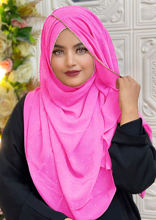 Hijab%202022%20Diamond%20Chiffon%20Women's%20Long%20Hijab%20Scarf%20Muslim%20Lady%20Hijab%20Cap%20Islam%20Dress%20Turkish%20Turban%20Shawl%20Head%20Scarf%20-%20Image%202