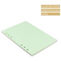 A5 Colorful 6-Hole Punched Ruled Refills Inserts for Organizer Binder, 5-Color Loose Leaf Planner Filler Paper,50 Sheets. 