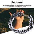 Athleisure - Avant Grade - Superb Quality - Silver Stainless Steel Bracelet for Men - Trend and Needful - Understated Sophistication. 