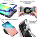 【Grim Teiousx】360 metal magnetic case for Samsung S21 S10 S20 fe S9 S8 S22 S23 plus ultra double-sided glass case note 10 20 ultra 9 8 cover. 