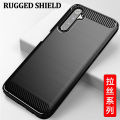 lthmy for OPPO Realme 6 Pro Case Carbon Fiber TPU Soft Silicone Back Cover Armor Phone Case Casing. 