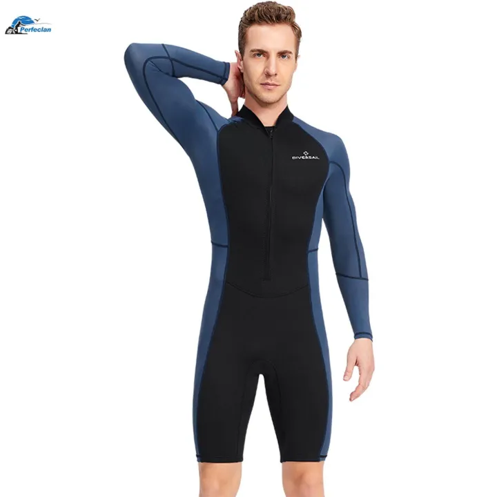 1.5mm%20Neoprene%20Men%20Wetsuit%20Diving%20Suit%20Keep%20Warm%20Long%20Sleeve%20Shorts%20Front%20Zip%20Protection%20XXXL%20-%20Image%208