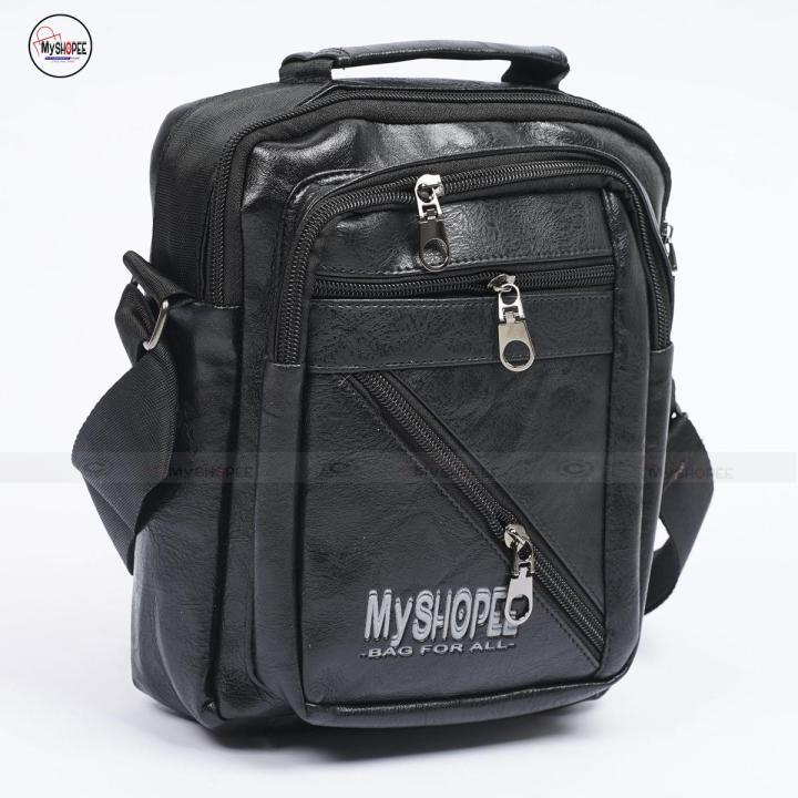 Premium cross body   Chest Bags Double Layer Zipper High-Capacity Messenger Bag