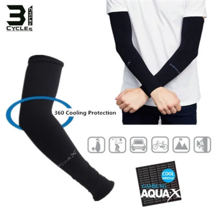 AQUA-X%20Sport%20UV%20Protection%20Arm%20Sleeves%20Socks%20-%20Image%203