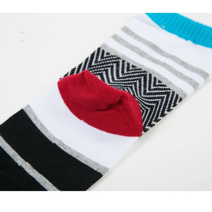 Organic%20Cotton%20Five%20Finger%20Short%20Socks%20Bright%20Color%20Stripe%20Street%20Fashion%20Young%20Casual%20Harajuku%20Happy%20Funny%20Socks%20With%20Toes%20-%20Image%206