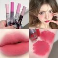 6Pcs Cute Cat Lip Glaze Pink Matte Velvet Lipstick Set Non-stick Cup Lip Gloss Kit. 