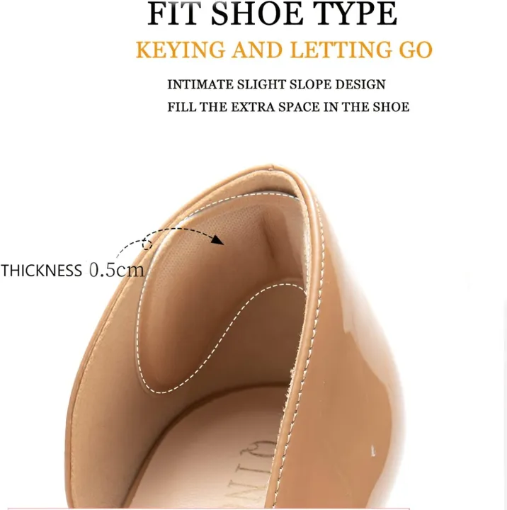 AlwaysOpen%C2%AEExtra%20Soft%20Heel%20Pads,%20Strong%20Self-Adhesive%20Heel%20Cushion%20Heel%20Grips%20for%20Women%20and%20Men%20Shoes,%20Prevent%20Blisters,%20Cuts,%20Slipping,%20and%20Pain,%20Shoes%20Too%20Big%20Inserts%20in%20Black%20and%20skin-3%20PAIR%20-%20Image%206