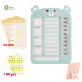 To Do List And MyChores Checklist Board With 13 pcs Paper And 150 Pcs Of Reward Stars For Kids,Habit Tracker or Daily and Weekly Planner, To Do List Reward Chart and Behavior Chart for Kids at Home(儿童自律打卡板. 