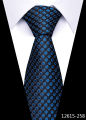 High Grade Woven Silk Gravatas Tie Men Black Plaid Wedding Clothing accessories Male Easter Day. 