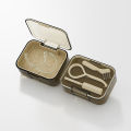 2 layers Orthodontic Retainer Braces Storage Box With Teeth Soaking Denture Cleaning Tooth Storage Portable Case Demoo.
