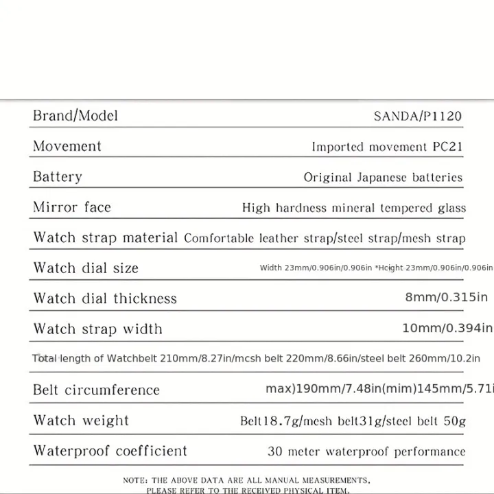 SANDA%20Women's%20Exquisite%20Leisure%20Business%20Mesh%20Quartz%20Watch%20Fashion%20Square%20Pointer%20Stainless%20Steel%20Waterproof%20Watch%20Gift%20-%20Image%204