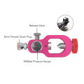 CO2 Tank Test Valve Stainless Steel Aluminum Alloy CO2 Filling Valve Corrosion Resistance for Gas Refilling. 