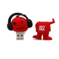 hot music pendrive 64GB 32GB 16GB 8GB 4GB red happy boy usb flash drive 128GB memory stick USB stick 256GB pen drive. 