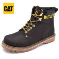 Ready Caterpillar Men's Solid Color Soft Toe Work Boots Caterpillar Men's Work Boots.