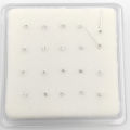 925 sterling silver 1.5mm Nose Stud Tiny nose pin piercing nariz jewelry 20pcs/pack.