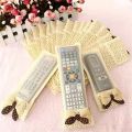 1 Pcs TV Remote Control Cover Air condition Remote Control Cover Textile Protective Bag. 