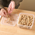 1/2Pcs Multi Functional Transparent Sealed Fresh-keeping Box Set Plastic Moisture-proof Food Storage Box. 