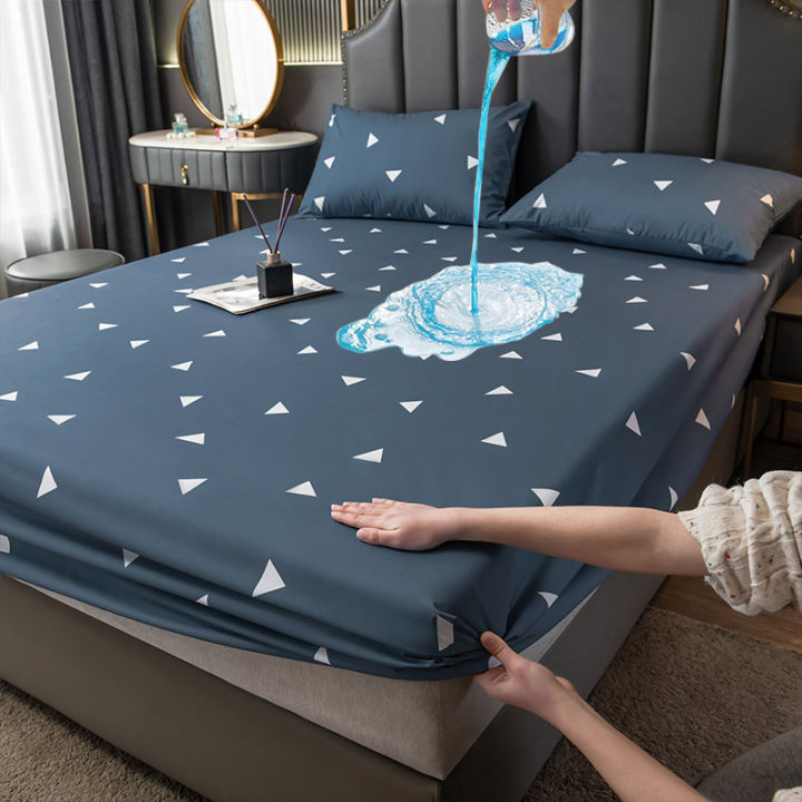 Summer%20Waterproof%20Elastic%20Fitted%20Sheet%20Couple%20Single%20Double%20Bed%20Mattresses%20Cover%20Bedspread%20on%20The%20Euro%20Bed%20Linens%2090%20150%20160x200%20-%20Image%202