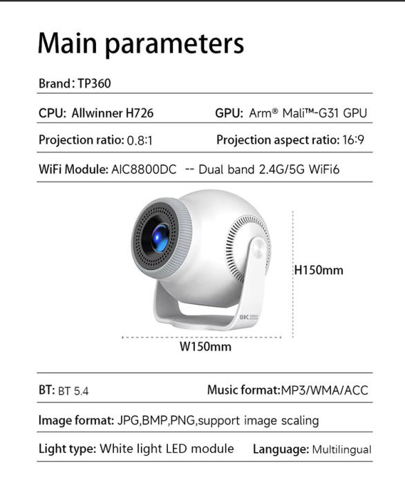 TP360%20Smart%20Android%2014%20Smart%20Projector%20Home%20Theatre%20Portable%20Android%20Projector%20-%20Image%206