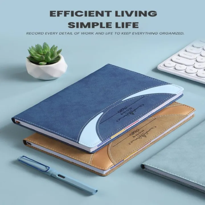 A4%20size%20notebook%20Spanish%20notebook%20Practical%20and%20efficient%20Full%20year%20daily%20planner%20Paperback%20notepad%20Full%20English%20Calendar%20-%20Image%206