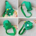 MOCCASINA Cute Breathable Travel Baby Harness Purse Pocket Running Bags Bum Bag Cross-body Dinosaur Chest Bag Children's Messenger Bag Outdoor Backpack Outdoor Travel Backpack. 