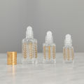 3ml 6ml Glass Roll on Bottle Mini Essential Oil Container Portable Sample Lip Oil Roller Bottle Empty Refillable Perfume Bottles. 