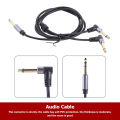 TRS 6.35mm Stereo To Dual Right Angle 1/4 TS Mono Insert Cable 6.5mm 1/4 TRS Jack Y Splitter Audio Breakout Cable for Mixer. 