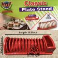 Classic Plate Stand Plastic, Plastic Plate Stand Display Holder For Kitchen. 