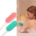 Five Strokes Massage Bath Brush Soft Electric Shower Brush Long Handle Exfoliation Rubbing Back Brushes Detachable Deep Cleaning(null). 