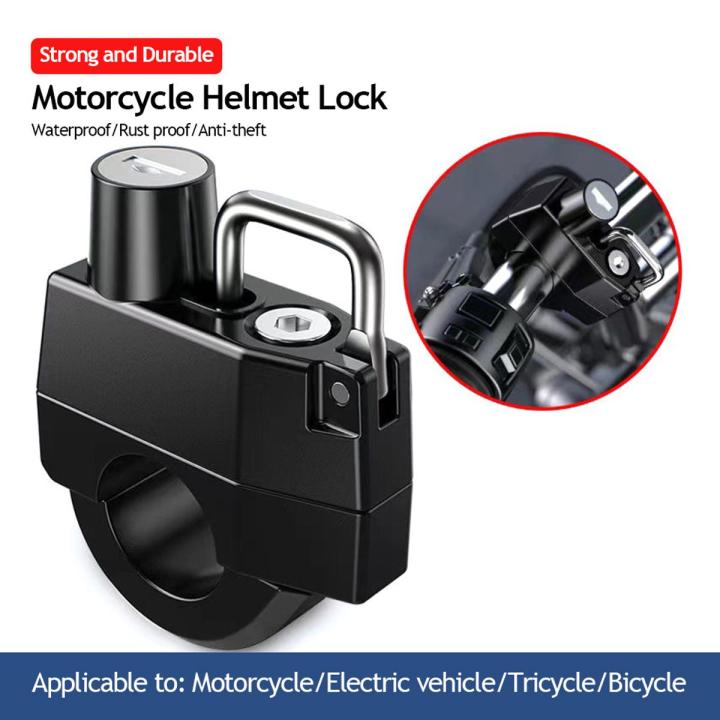 BC Portable Motorcycle Helmet Lock Anti-theft Security Safety Handlebar  Locking Cycling Equipment