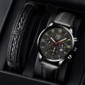 Mens Fashion Watches Luxury Men Business Leather Quartz Wristwatch Male Casual Sports Bracelet Luminous Clock Relogio Masculino. 