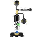 Kids Boxing Speed Trainer Multifunctional Boxing Gym Equipment 360 Spinning Bar with Dual Punching Balls Adjustable Height for Home and Gym. 