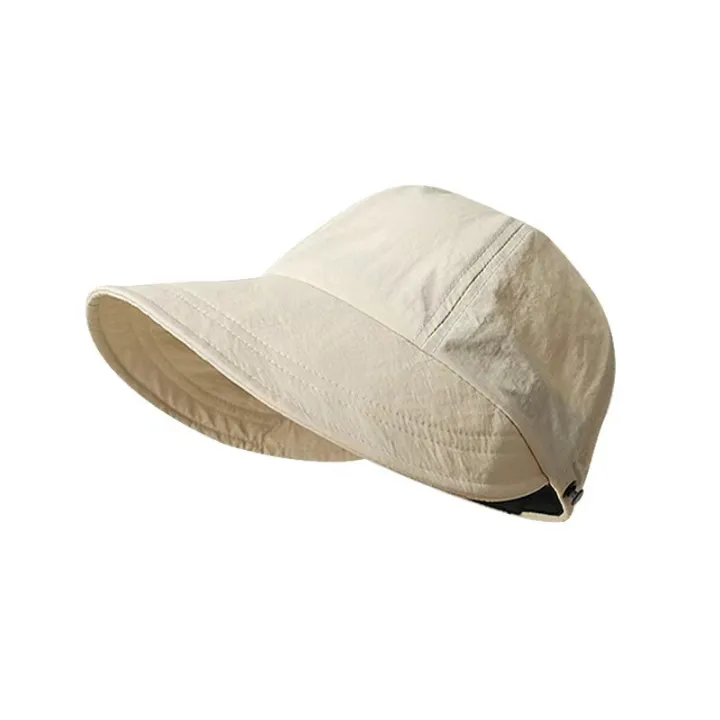 Zhao%20Lusi%20Same%20Sun%20Hat%20Women's%20Summer%20Thin%20Type%20Sunscreen%20UV-Proof%20Drawstring%20Quick-Drying%20Fisherman%20Hat%20All-Matching%20-%20Image%205