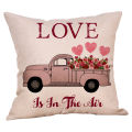 Cross-border new square pillow LOVE couple pillow home sofa hanging basket pillow car pillow cushion spot. 