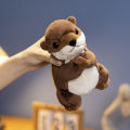 In Stock Hot Sale TikTok Xiaohongshu Same Style Blessing Wish Sea Otter Doll Cute Otter Plush Toy Gift. 