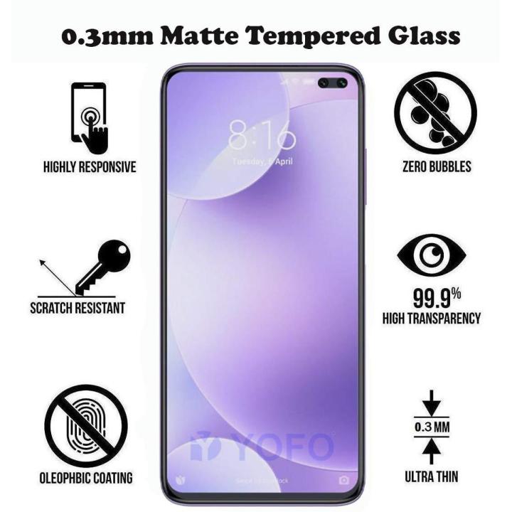 For Xiaomi Redmi Note10 Pro Matte Tempered Glass Screen Protector
