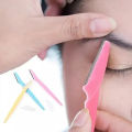 3pcs Colorful Eyebrow Trimmer Face Hair Razors Women Eyebrow Shaver Hair Removal Makeup Tools. 