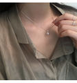Neaklace for women Fashion Accessories Crystal Sequins Necklace Tassel Flash Pandent Choker Gift.