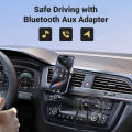 UGREEN Bluetooth Receiver 5.3 Adapter Hands-Free Bluetooth Car Kits AUX Audio 3.5mm Jack Stereo Music Wireless Receiver for Car.