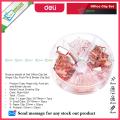 Deli Office Clip Set (Paper Clip, Push Pin & Binder Clip Set).