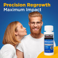 Kirkland Minoxidil 5% Topical Solution Extra Strength Hair Regrowth Treatment for Men Hair & Beard Drop + Derma Roller Free - (2 month supply) - MNXM2C. 