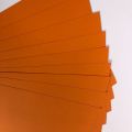 Hand Made Paper Orange Color Art Card for Water and Acrylic Paints Pack of 10 Pcs. 