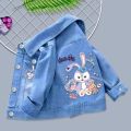 New Baby Boys Girls Denim Mickey Minnie Mouse Jacket Coat Children Kids 100% Cotton Printed Outerwear Clothes for 2 4 6 8 9y.