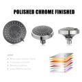 High Pressure Shower Head 4 Inches 5 Settings Adjustable Bathroom Shower Head Spray Showerhead Polished Chrome Bath Rain Shower Head Replacement. 